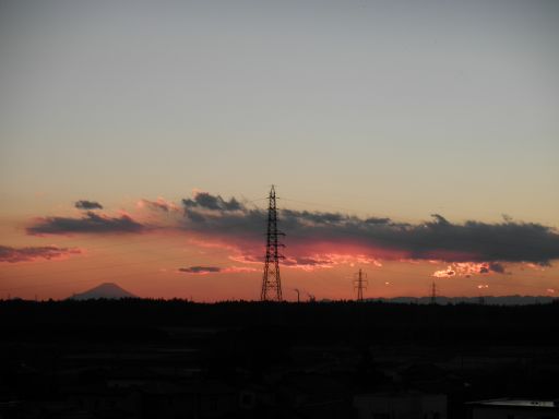 筑波山と富士山