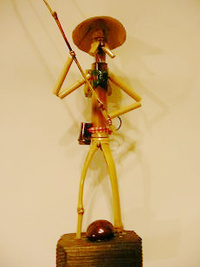 茨城 こんなもの見つけた♪（１）　潮来の竹細工人形