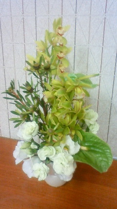グリーン系のお花
