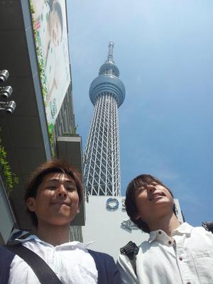 スカイツリーって漢字で書くと「空木」ですかね?