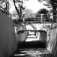 洞峰公園脇のアンダーパス
