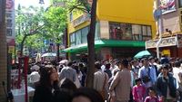 横浜中華街の混雑