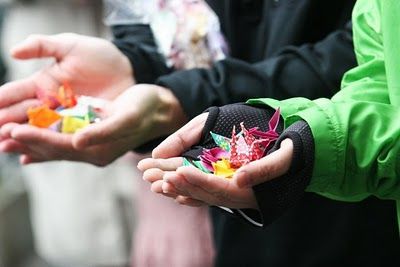 和婚にぴったり♪折り鶴シャワー 和婚にぴったり♪折り鶴シャワー
