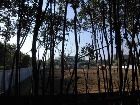 竹園の公務員宿舎群が解体中！　跡地にはマンションと戸建！