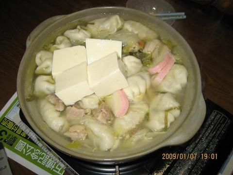 ホワイト餃子鍋