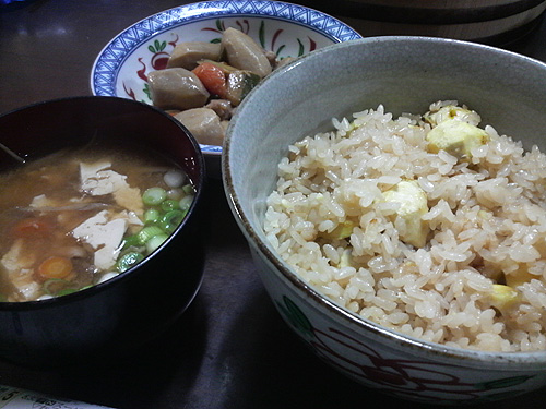 実家のご飯