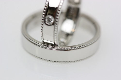 ミルグレインの結婚指輪　