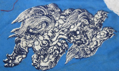 獅子舞 刺繍 獅子舞 刺繍