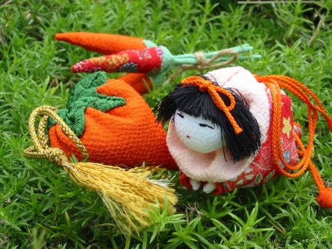 9月のお題(ちりめん細工)