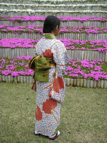 着物で笠間陶炎祭