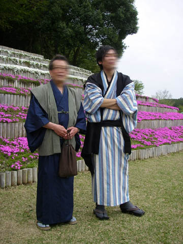 着物で笠間陶炎祭