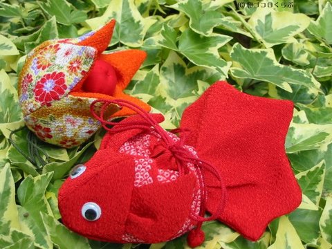7月のお題(ちりめん細工ワークショップ)