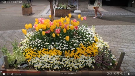 ホテルベストランド花壇の動画、毎年趣向を凝らしています！