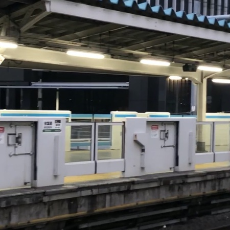 ２／１３秋葉原駅京浜東北線のホームドアが稼働した！