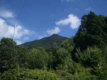 筑波山アンミツと風景