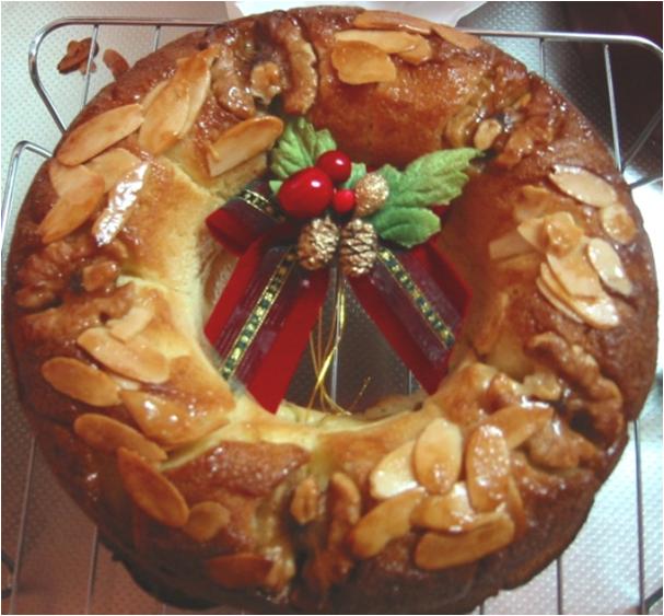 クリスマスリングブレッド