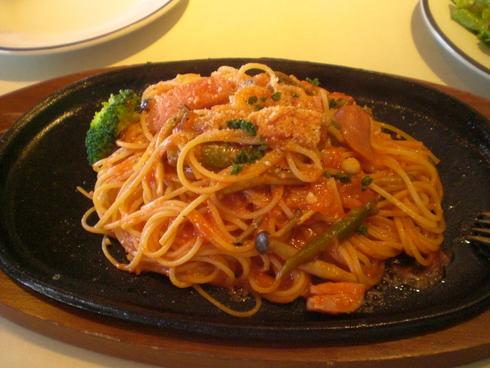 ◎鉄板焼きナポリタン