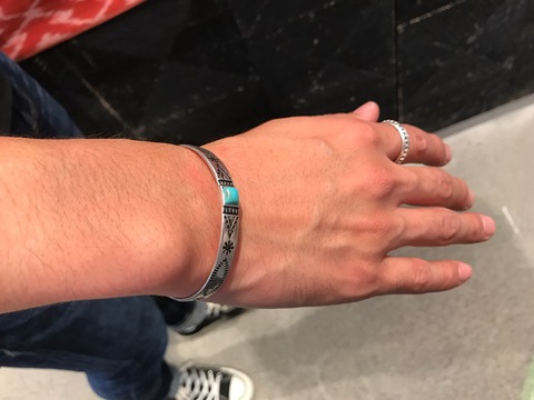 ナバホデザインバングル１