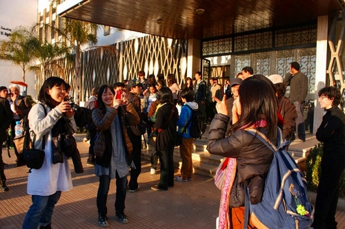 慶応大学の学生とディスカッション（2012.3.11）