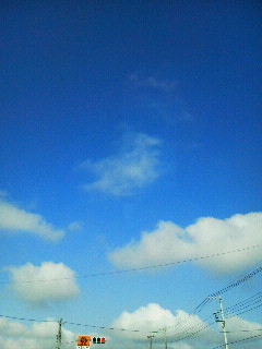 今日の空