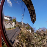 鏡像の筑波山