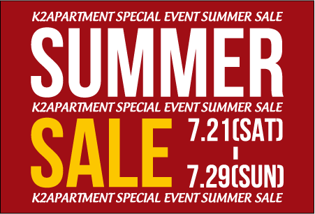 Summer Sale開催中！！！