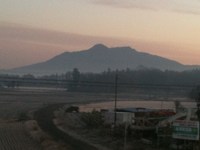 朝の筑波山（12月27日）
