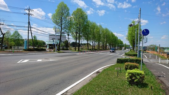 研究学園 葛城北線と西大通りの交差点を見てきた #つくば