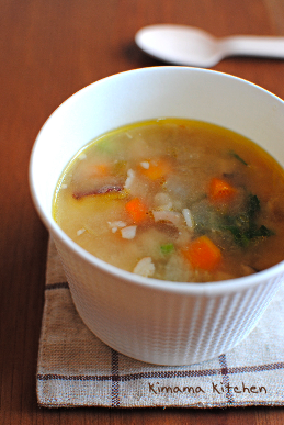 秋野菜のほっこりスープ