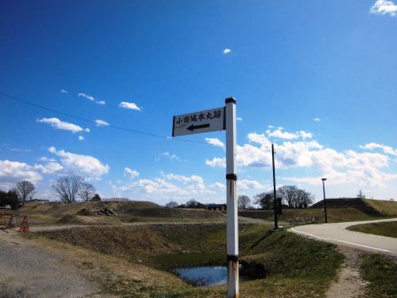つくば市内にある国指定史跡の1つ「小田城跡」に案内所が建設中！