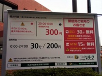 筑波学園郵便局の駐車場がコインパーキングになっていた！