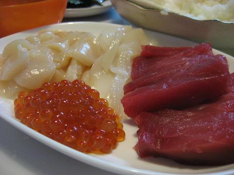 手巻き寿司　【週末グルメ】