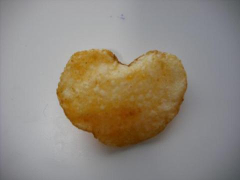 ハートのポテトチップス