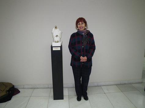 ブルガリア石彫の女性第一人者