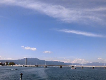 2015年関西旅行(13)　瀬田川リバークルーズで琵琶湖の風を感じる！