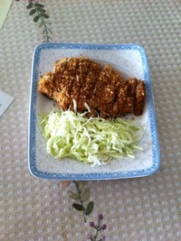 ノンフライのとんかつ